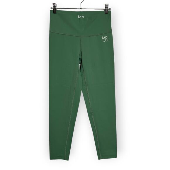 NWOT MALO Republic On the Run 7/8 Tights SIZE M Sagebrush Green Yoga Pants NEW - Picture 4 of 15